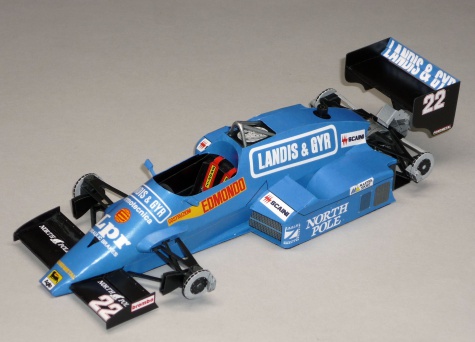 Osella FA1F - Gabriele Tarquini - GP San Marina 1987 Osella FA1F - Gabriele Tarquini - GP San Marina 1987
