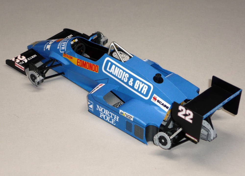 Osella FA1F - Gabriele Tarquini - GP San Marina 1987 (Plná velikost v novém okně) Osella FA1F - Gabriele Tarquini - GP San Marina 1987