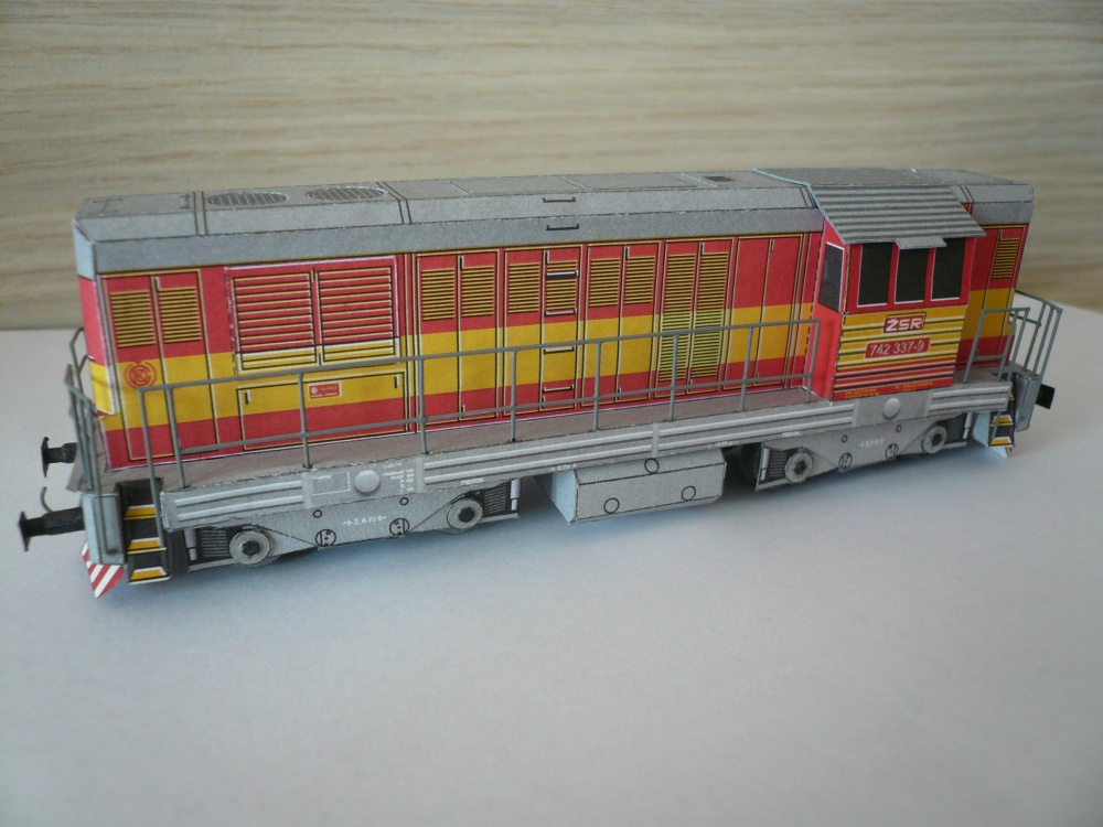 Lokomotiva 742 SR (Plná velikost v novém okně) Lokomotiva 742 SR