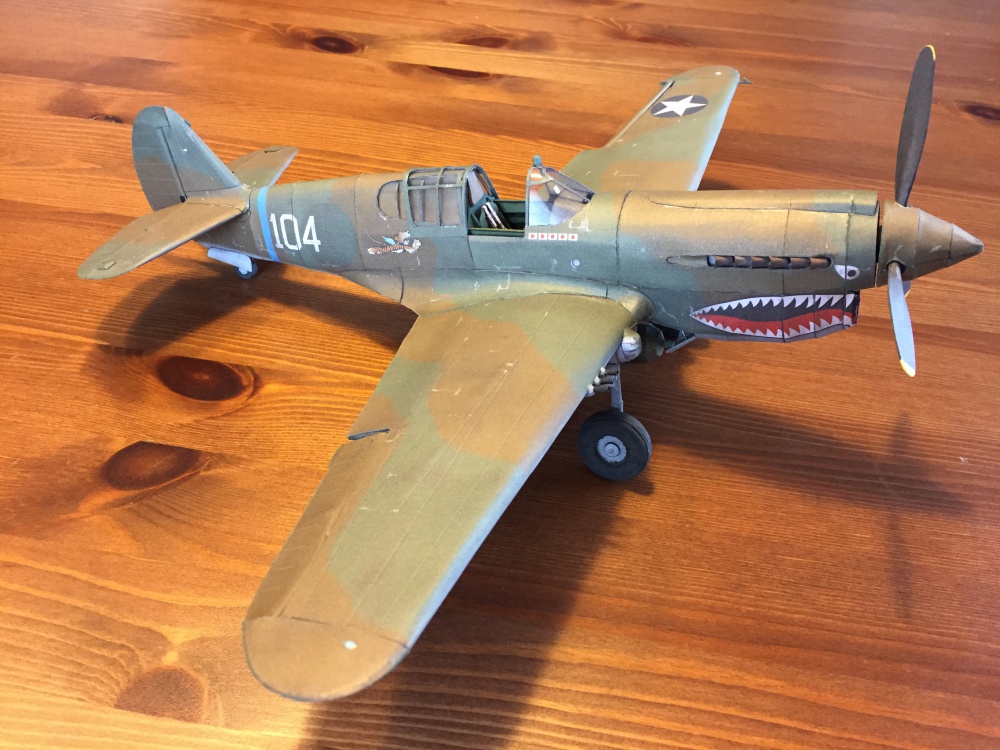 P 40 Curtiss (Plná velikost v novém okně) P 40 Curtiss