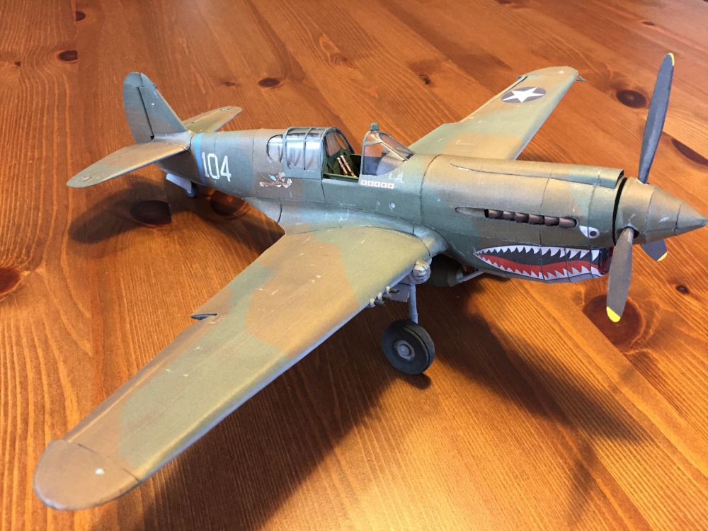 P 40 Curtiss (Pln� velikost v nov�m okn�) P 40 Curtiss