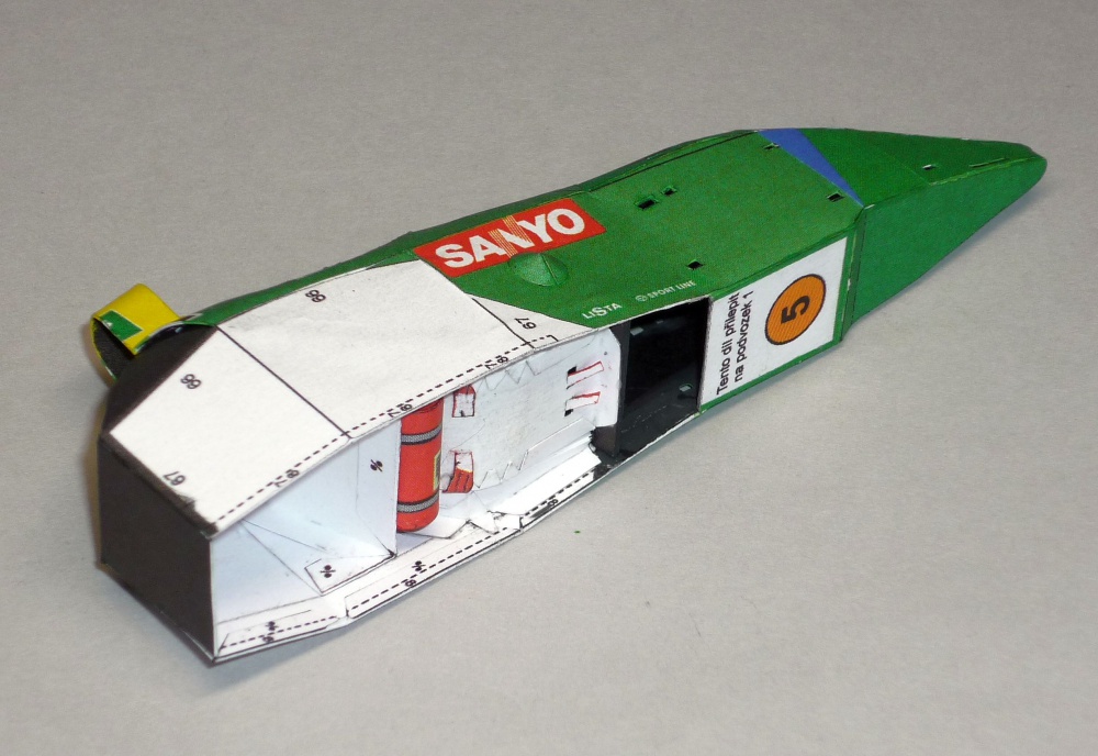 Benetton B190 - Alessandro Nannini - 1990 (Plná velikost v novém okně) Benetton B190 - Alessandro Nannini - 1990