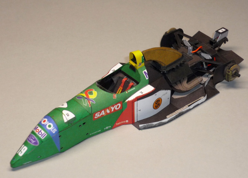 Benetton B190 - Alessandro Nannini - 1990 (Plná velikost v novém okně) Benetton B190 - Alessandro Nannini - 1990