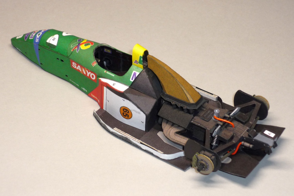 Benetton B190 - Alessandro Nannini - 1990 (Plná velikost v novém okně) Benetton B190 - Alessandro Nannini - 1990