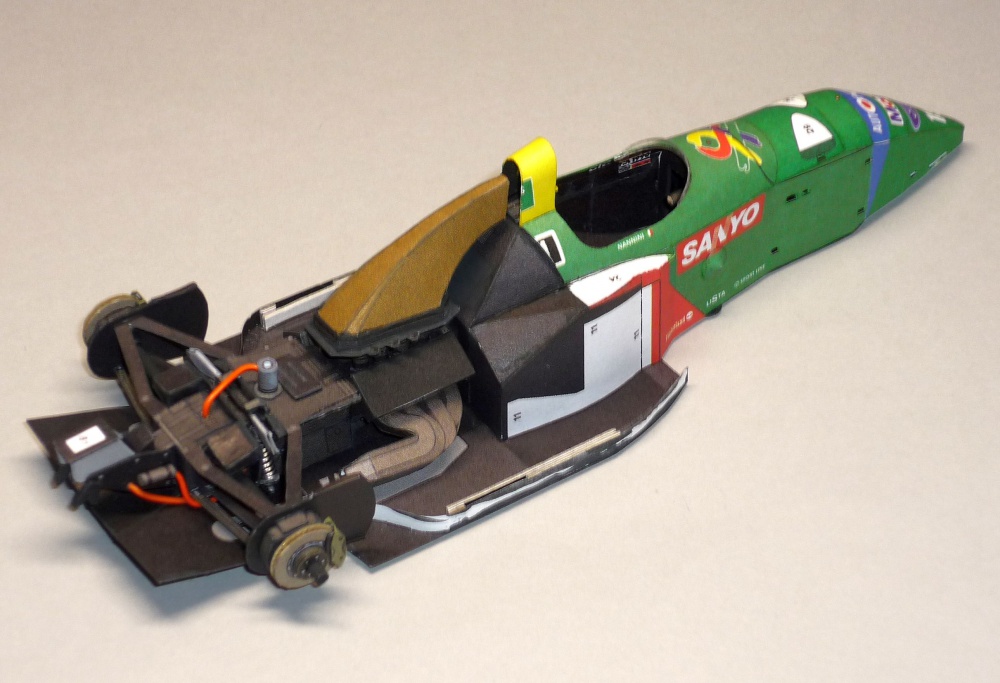 Benetton B190 - Alessandro Nannini - 1990 (Plná velikost v novém okně) Benetton B190 - Alessandro Nannini - 1990