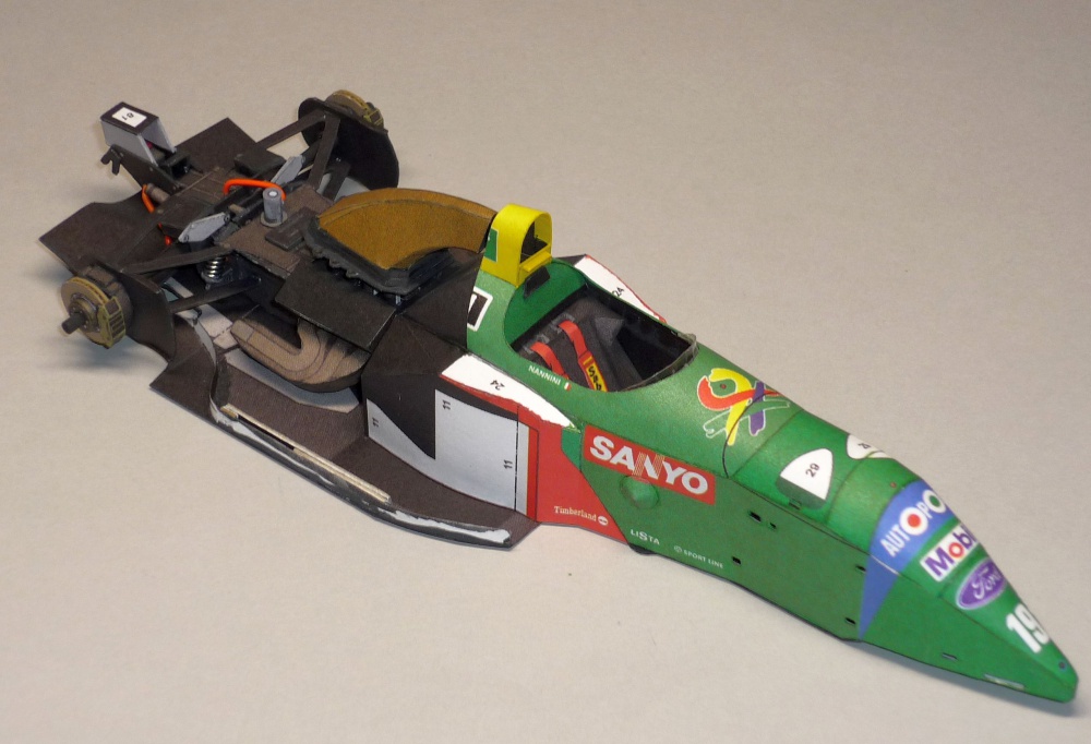 Benetton B190 - Alessandro Nannini - 1990 (Plná velikost v novém okně) Benetton B190 - Alessandro Nannini - 1990