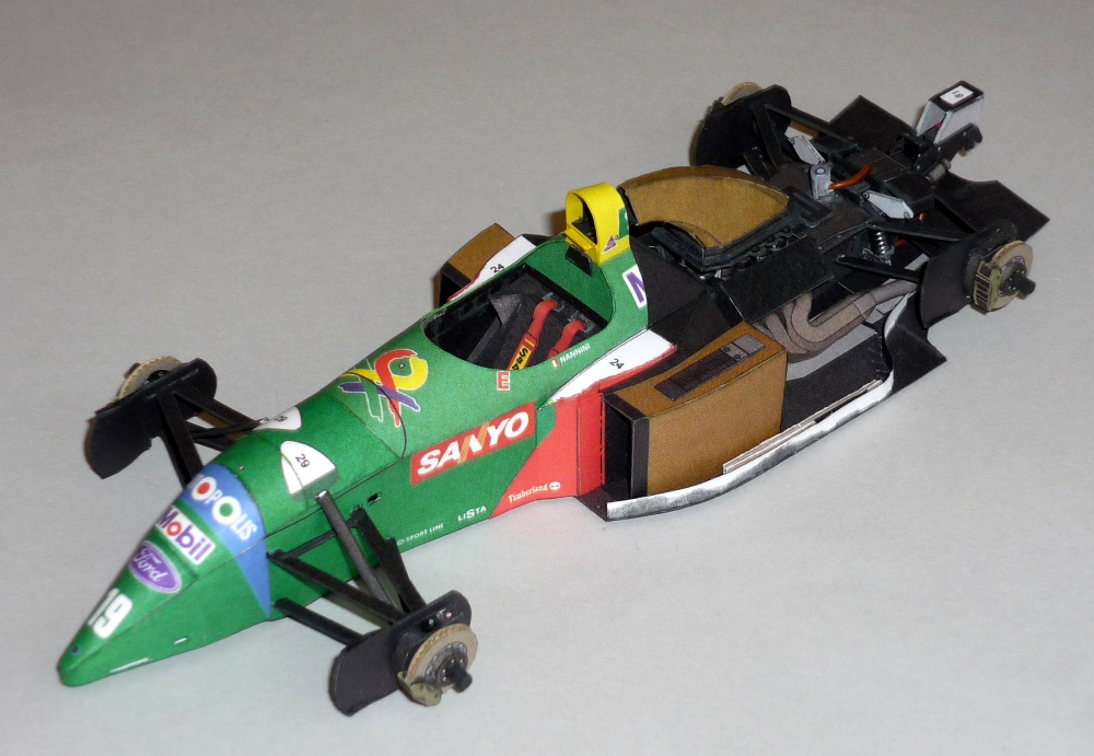 Benetton B190 - Alessandro Nannini - 1990 (Plná velikost v novém okně) Benetton B190 - Alessandro Nannini - 1990