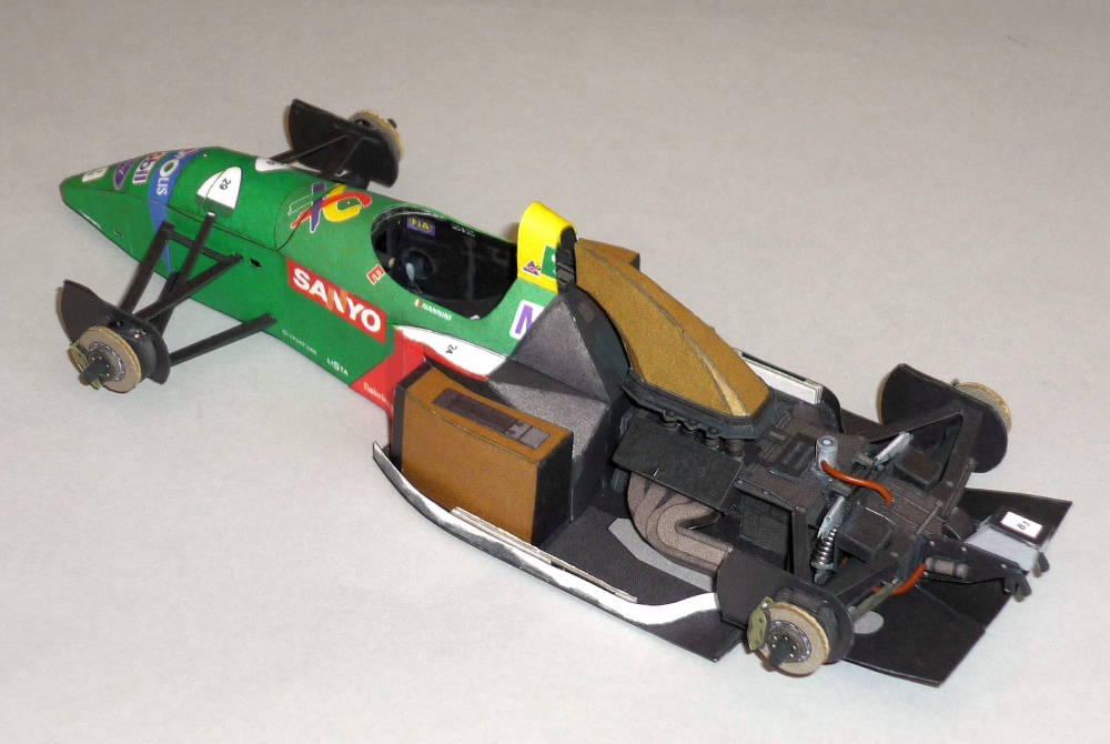 Benetton B190 - Alessandro Nannini - 1990 (Plná velikost v novém okně) Benetton B190 - Alessandro Nannini - 1990
