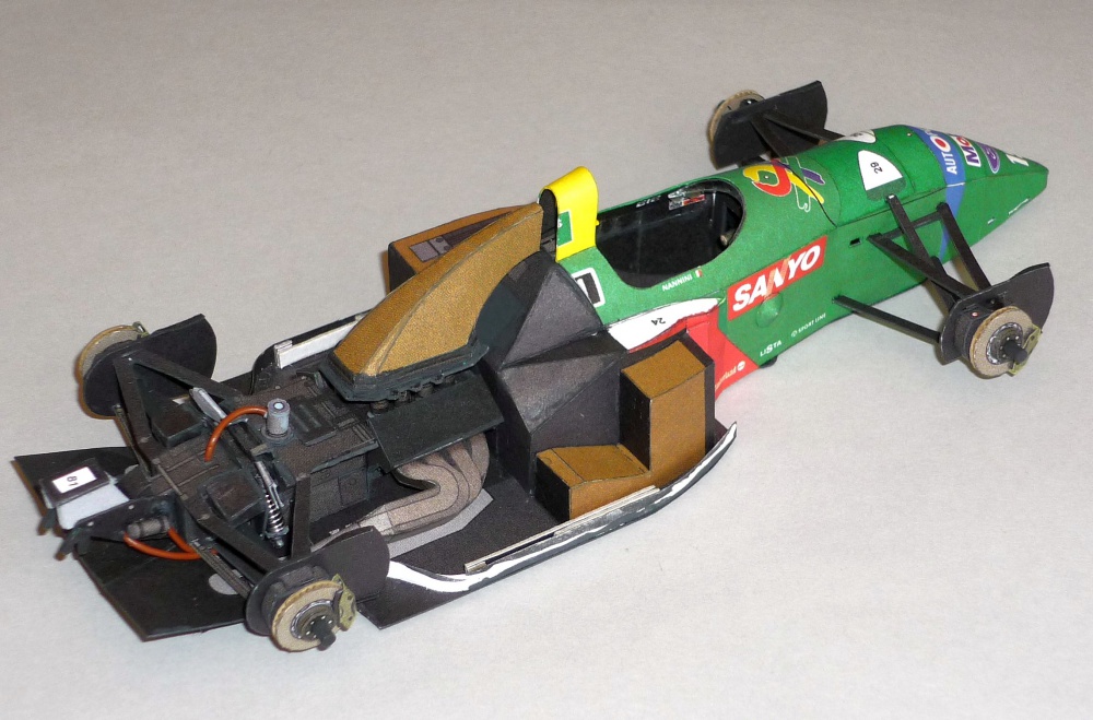 Benetton B190 - Alessandro Nannini - 1990 (Plná velikost v novém okně) Benetton B190 - Alessandro Nannini - 1990