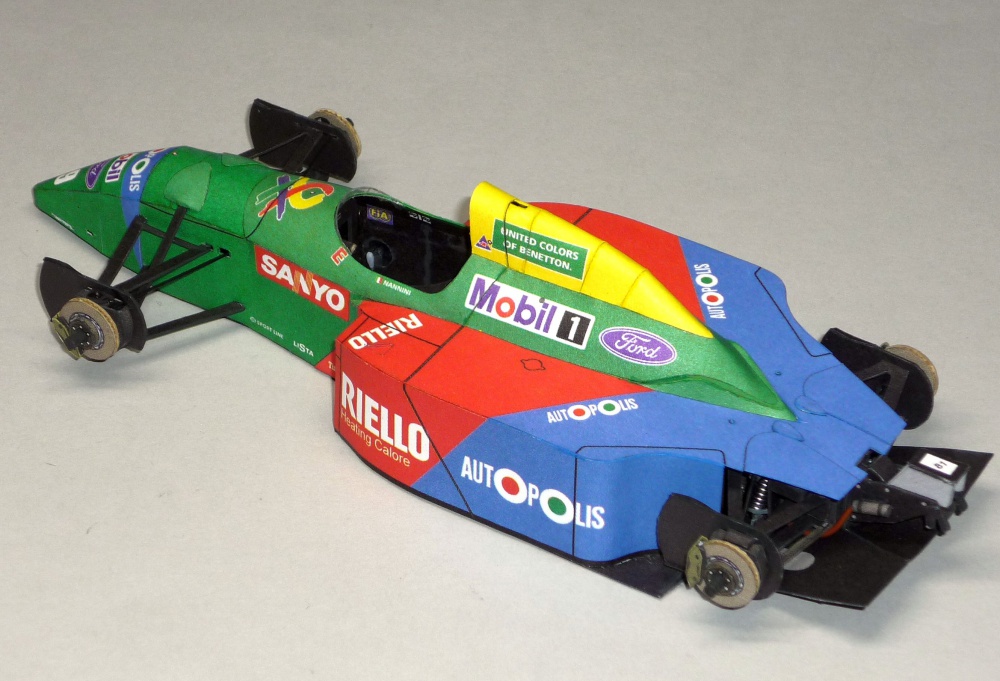 Benetton B190 - Alessandro Nannini - 1990 (Plná velikost v novém okně) Benetton B190 - Alessandro Nannini - 1990