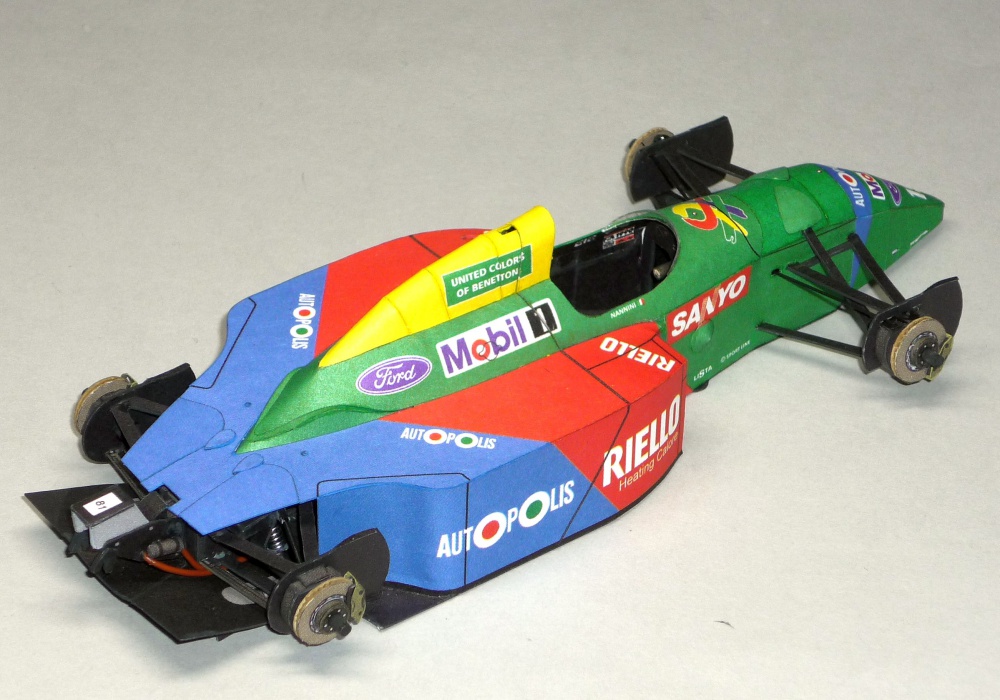 Benetton B190 - Alessandro Nannini - 1990 (Plná velikost v novém okně) Benetton B190 - Alessandro Nannini - 1990