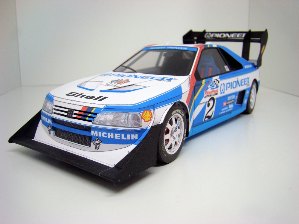Peugeot 405 Turbo 16 GR Pikes Peak 1988 (Plná velikost v novém okně) Peugeot 405 Turbo 16 GR Pikes Peak 1988