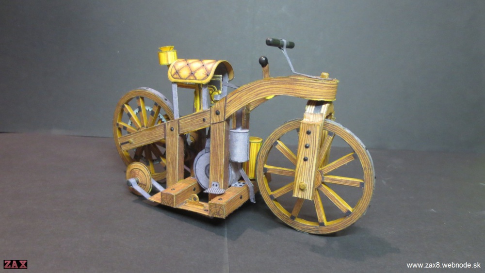 Daimler Reitwagen (Plná velikost v novém okně) Daimler Reitwagen