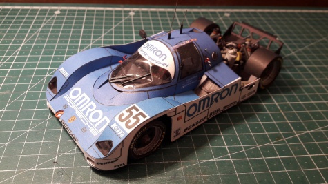 PORSCHE 962C OMRON / MegaGraphic / M.Antonický / 1:24 PORSCHE 962C OMRON / MegaGraphic / M.Antonický / 1:24