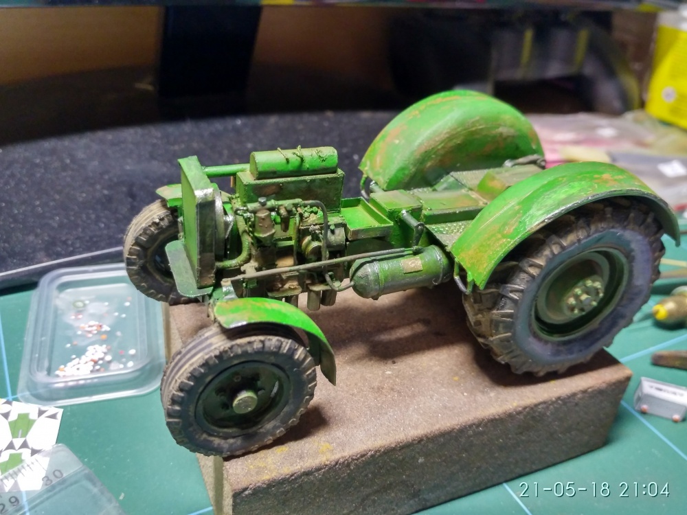 Zetor 50 Super, vyorávač brambor Tec (Plná velikost v novém okně) Zetor 50 Super, vyorávač brambor Tec