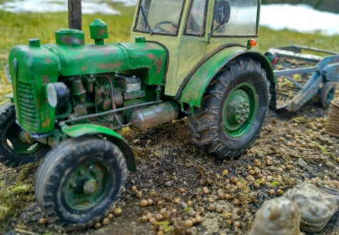 Zetor 50 Super, vyorávač brambor Tec Zetor 50 Super, vyorávač brambor Tec