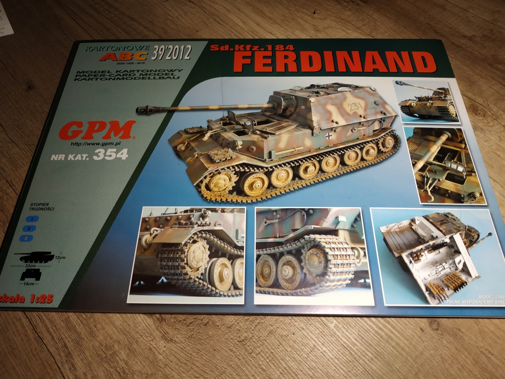 Sd.Kfz.184 Ferdinand (Plná velikost v novém okně) Sd.Kfz.184 Ferdinand