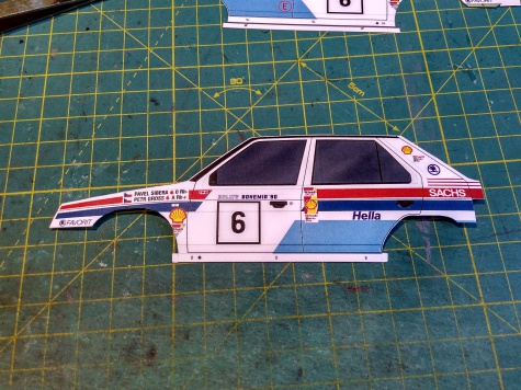 Škoda Favorit Rallye Bohemia Sibera Gross 1990 Škoda Favorit Rallye Bohemia Sibera Gross 1990