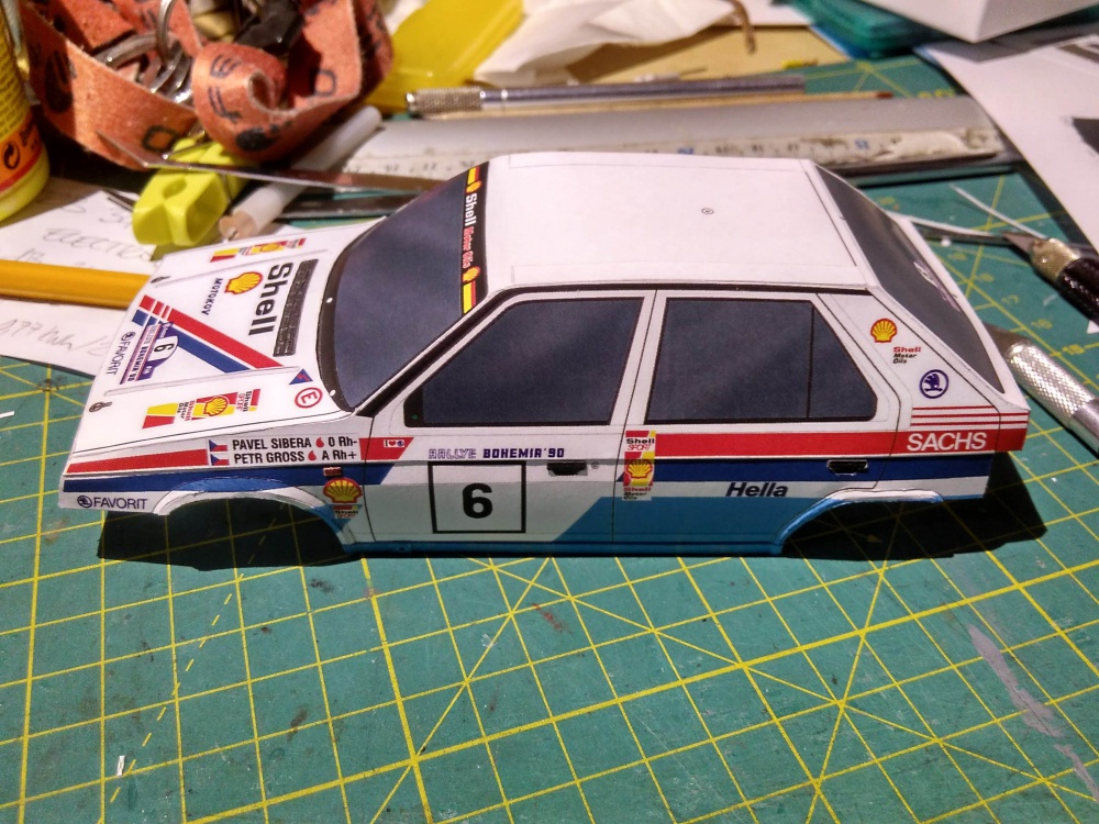 koda Favorit Rallye Bohemia Sibera Gross 1990 (Plná velikost v novém okně) koda Favorit Rallye Bohemia Sibera Gross 1990
