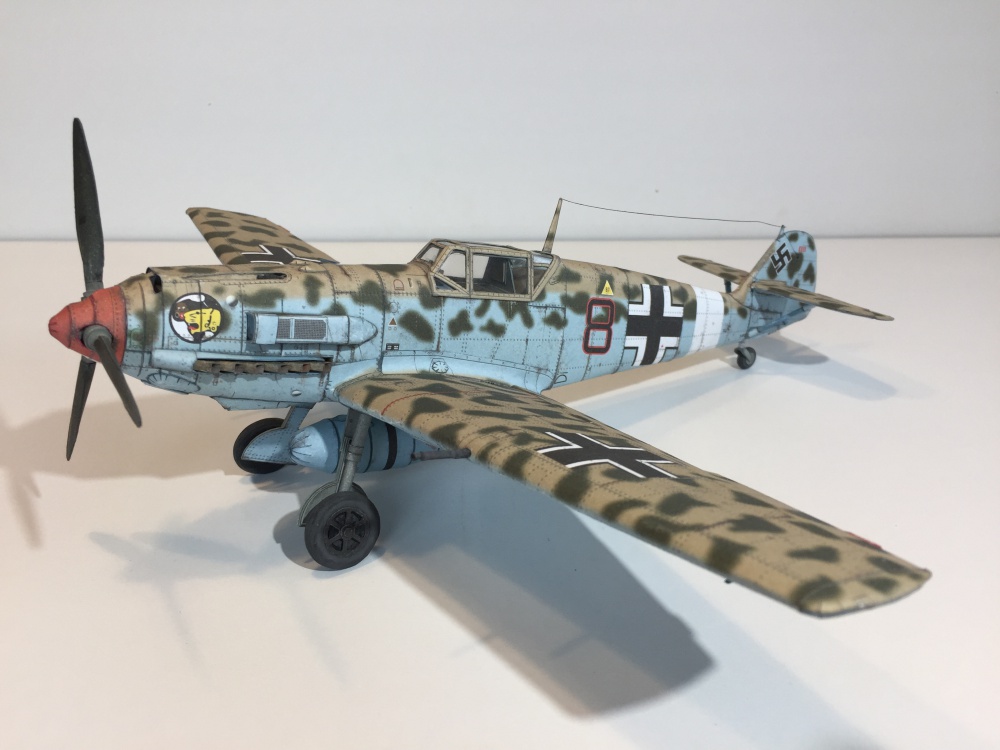 Messerschmitt Bf 109E-7 Trop (Plná velikost v novém okně) Messerschmitt Bf 109E-7 Trop