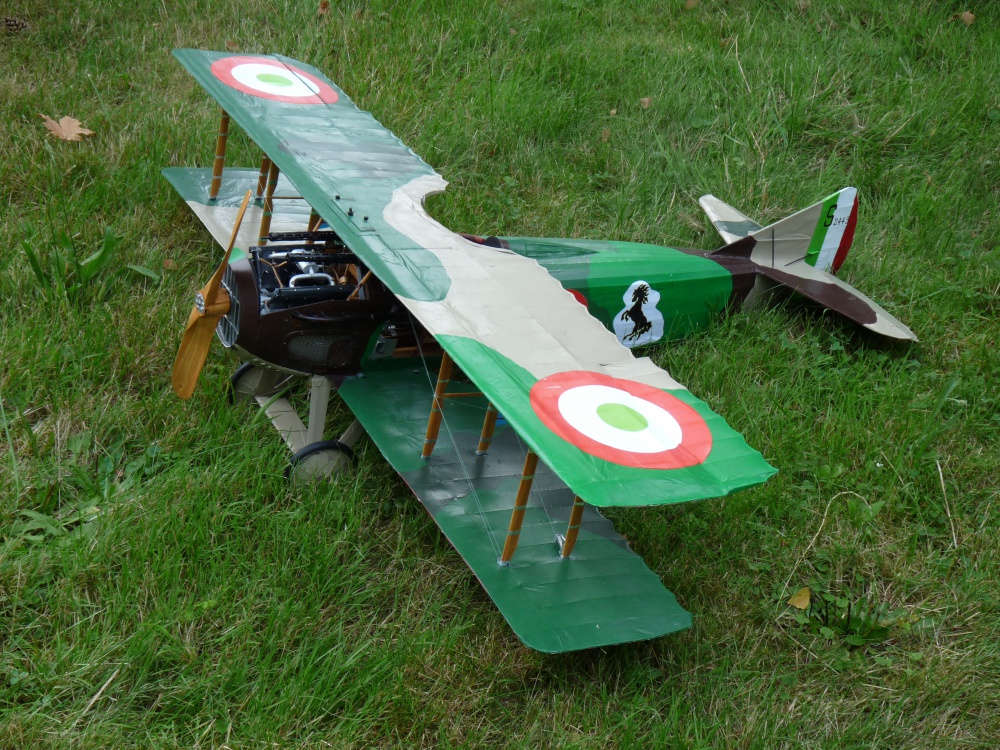 SPAD XIII - Francesco Baracca 91a Sqadriglia, Itálie, červen 1918 (Plná velikost v novém okně) SPAD XIII - Francesco Baracca 91a Sqadriglia, Itálie, červen 1918