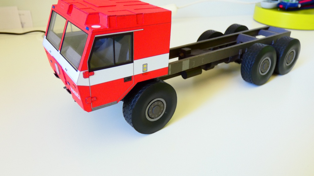 Evakuační valník s hydraulickým čelem Tatra 815-7 6x6 (Plná velikost v novém okně) Evakuační valník s hydraulickým čelem Tatra 815-7 6x6