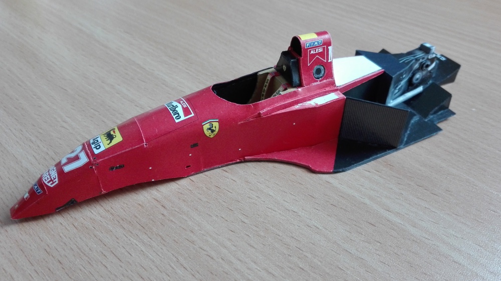 Ferrari 412T2 - 1995 - Jean Alesi (Plná velikost v novém okně) Ferrari 412T2 - 1995 - Jean Alesi