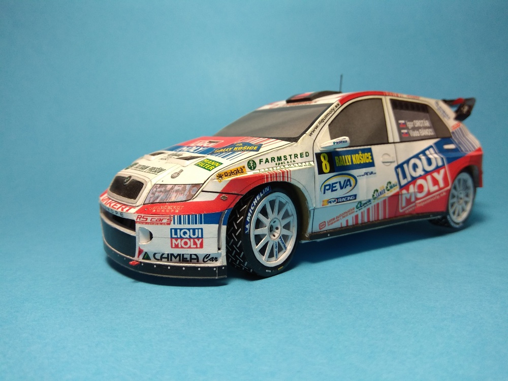 Skoda Fabia WRC EVO II. (Plná velikost v novém okně) Skoda Fabia WRC EVO II.