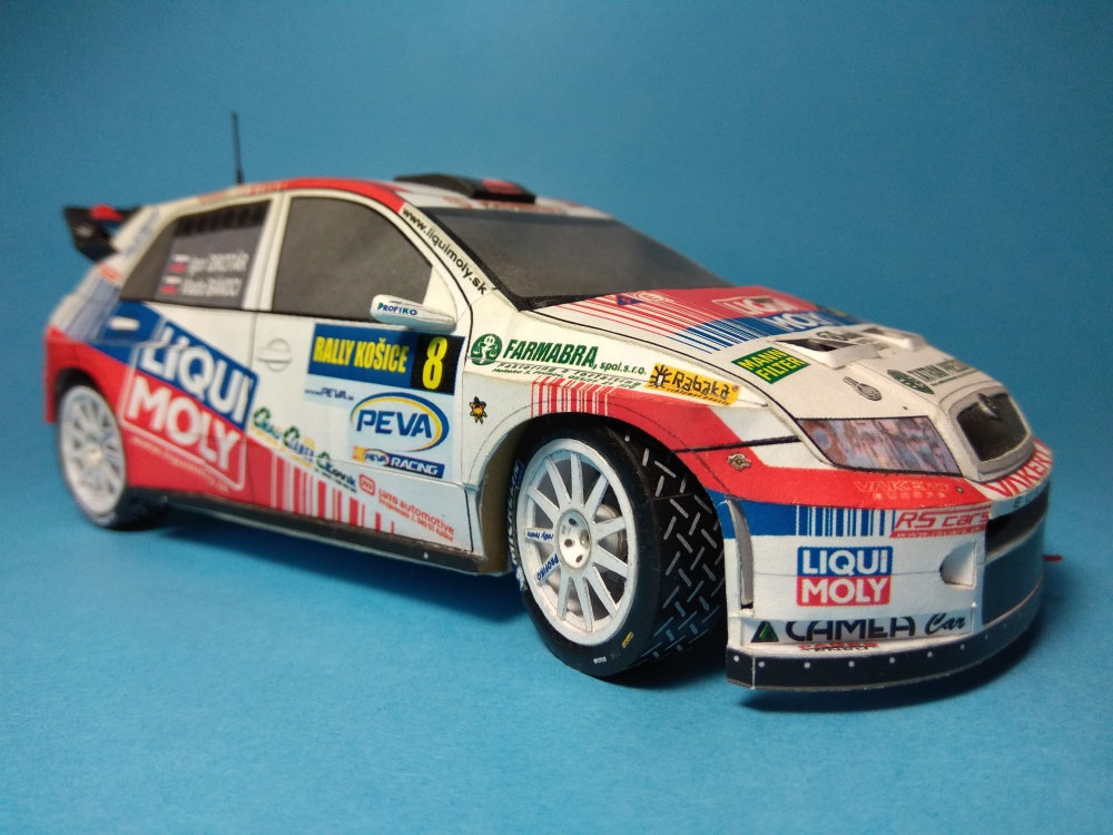 Skoda Fabia WRC EVO II. (Plná velikost v novém okně) Skoda Fabia WRC EVO II.