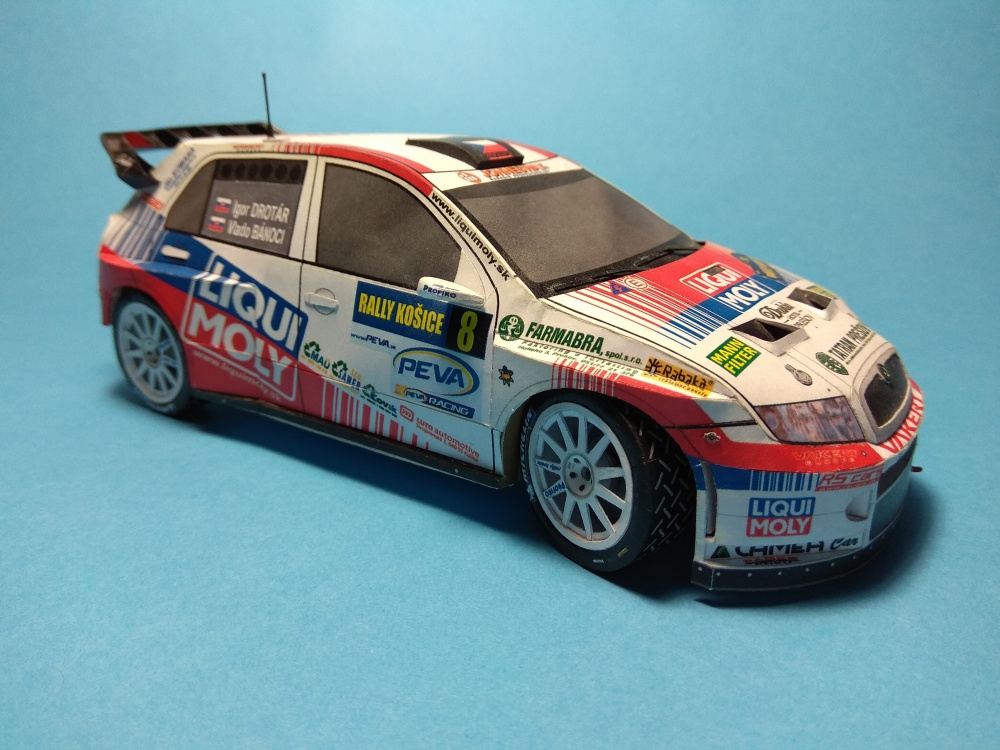 Skoda Fabia WRC EVO II. (Plná velikost v novém okně) Skoda Fabia WRC EVO II.