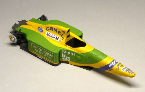 Benetton B192 - Martin Brundle - GP Belgie 1992 Benetton B192 - Martin Brundle - GP Belgie 1992