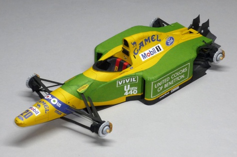 Benetton B192 - Martin Brundle - GP Belgie 1992 Benetton B192 - Martin Brundle - GP Belgie 1992