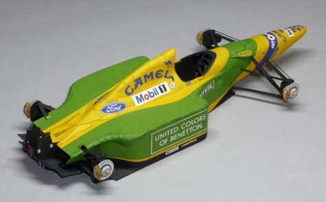 Benetton B192 - Martin Brundle - GP Belgie 1992 Benetton B192 - Martin Brundle - GP Belgie 1992