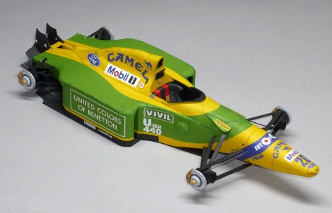 Benetton B192 - Martin Brundle - GP Belgie 1992 Benetton B192 - Martin Brundle - GP Belgie 1992