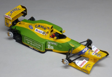 Benetton B192 - Martin Brundle - GP Belgie 1992 Benetton B192 - Martin Brundle - GP Belgie 1992