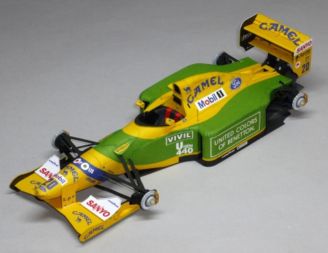 Benetton B192 - Martin Brundle - GP Belgie 1992 Benetton B192 - Martin Brundle - GP Belgie 1992