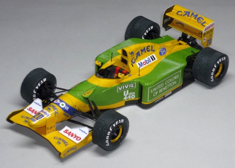 Benetton B192 - Martin Brundle - GP Belgie 1992 Benetton B192 - Martin Brundle - GP Belgie 1992