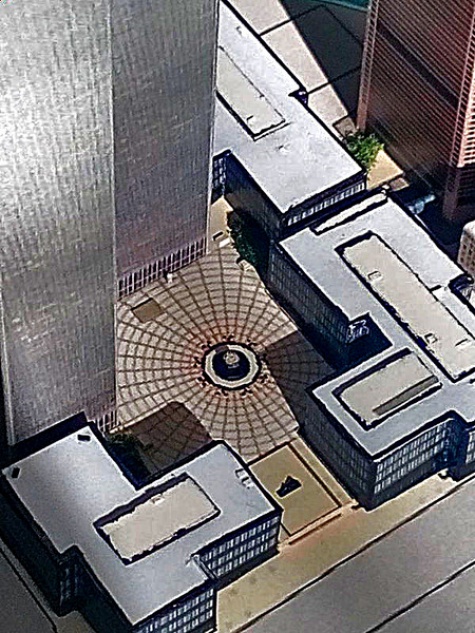 World Trade Center (WTC), Twin Towers - miniature scale model - 1:4400 World Trade Center (WTC), Twin Towers - miniature scale model - 1:4400