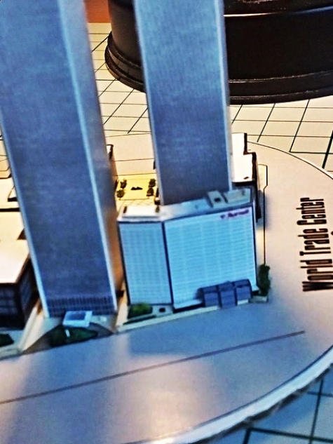 World Trade Center (WTC), Twin Towers - miniature scale model - 1:4400 World Trade Center (WTC), Twin Towers - miniature scale model - 1:4400