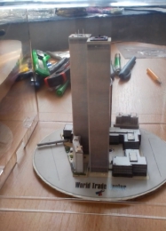 World Trade Center (WTC), Twin Towers - miniature scale model - 1:4400