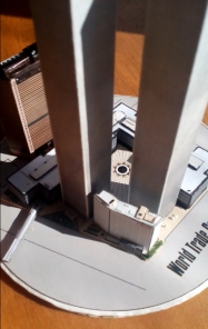 World Trade Center (WTC), Twin Towers - miniature scale model - 1:4400