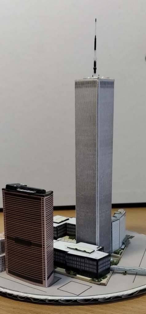 World Trade Center (WTC), Twin Towers - miniature scale model - 1:4400 World Trade Center (WTC), Twin Towers - miniature scale model - 1:4400
