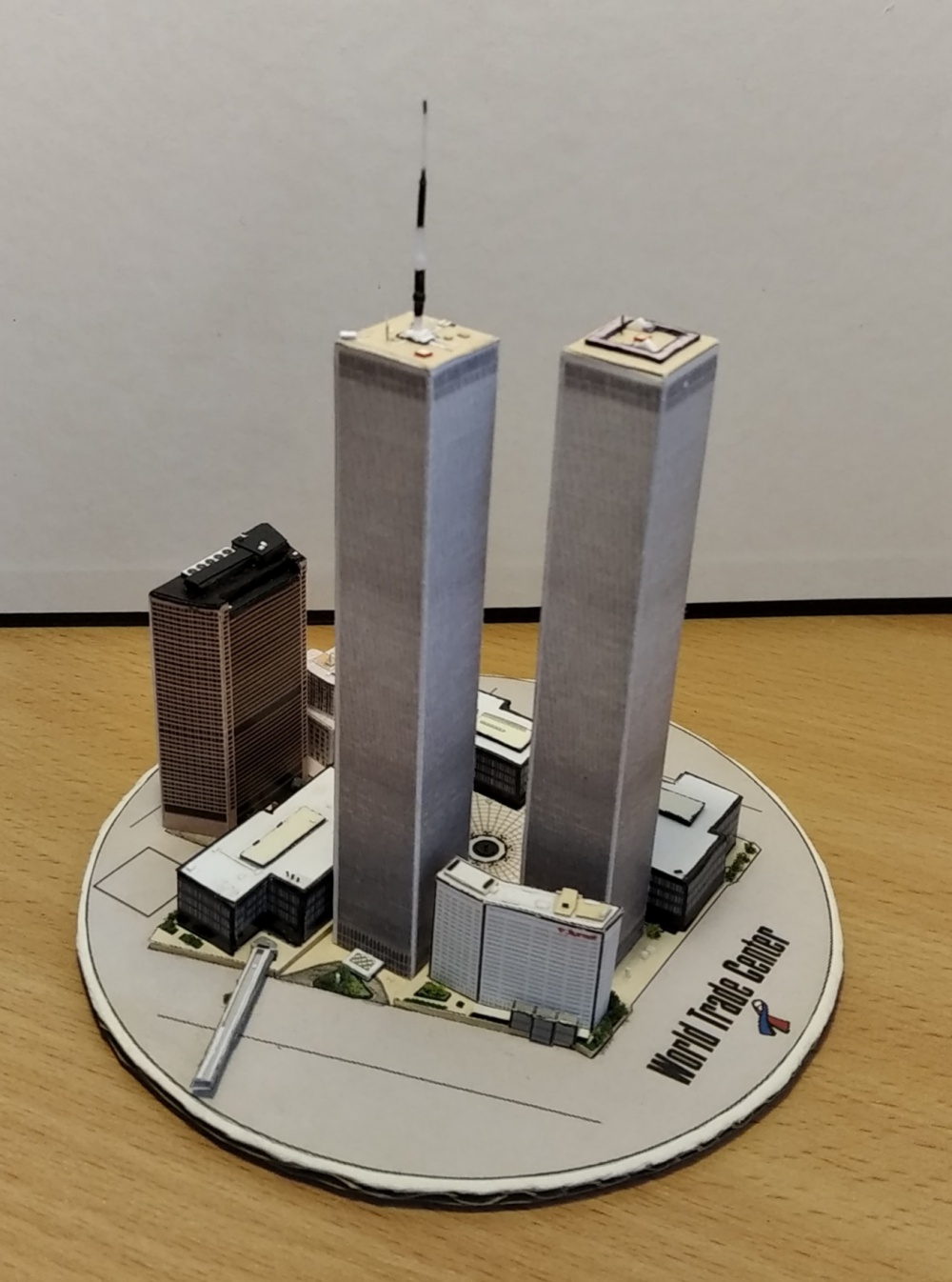 World Trade Center (WTC), Twin Towers - miniature scale model - 1:4400 (Plná velikost v novém okně) World Trade Center (WTC), Twin Towers - miniature scale model - 1:4400