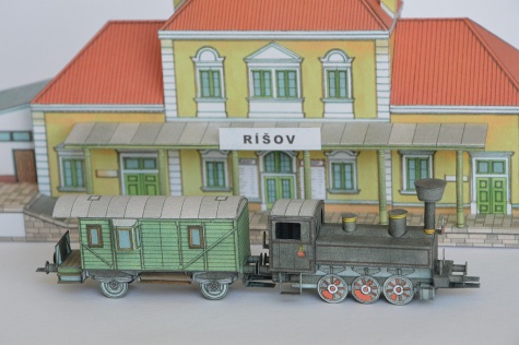Nádraží a vlak z počátku 20. století Nádraží a vlak z počátku 20. století