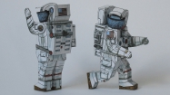 Lunar Roving Vehicle + Astronauti