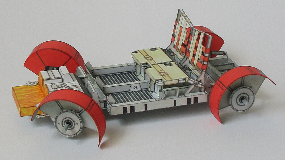Lunar Roving Vehicle + Astronauti