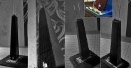 John Hancock Center skyscraper paper model