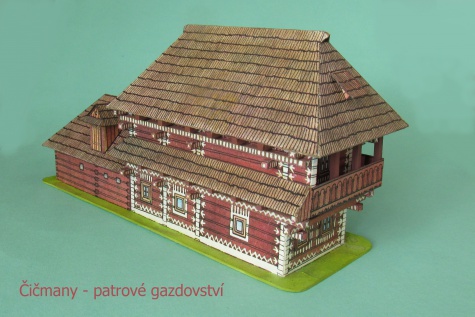 Malované srubové chalupy z Čičman Malované srubové chalupy z Čičman