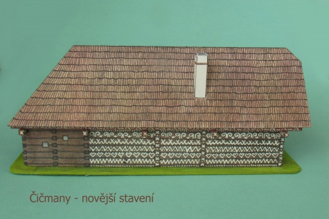 Malované srubové chalupy z Čičman Malované srubové chalupy z Čičman