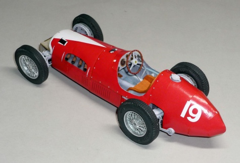 Ferrari 500 - Rudi Fischer - GP V.Británie 1952 Ferrari 500 - Rudi Fischer - GP V.Británie 1952
